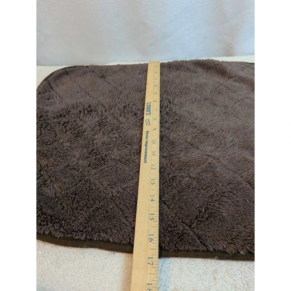 Plush Pet Mats Leopard Brown Cream Reversible Cozy Soft Bed Pad